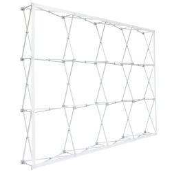 10 ft. RPL Fabric Pop Up Display - 89"h Straight Graphic Package