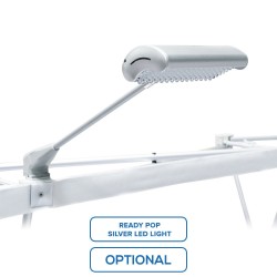 20 ft. RPL Fabric Pop Up Display - 89"h Straight Graphic Package