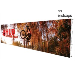 30 ft. RPL Fabric Pop Up Display - 89"h Straight Graphic Package