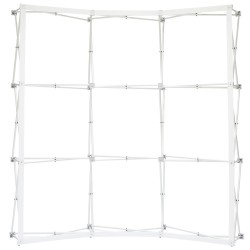 8 ft. RPL Fabric Pop Up Display - 89"h Curve Graphic Package