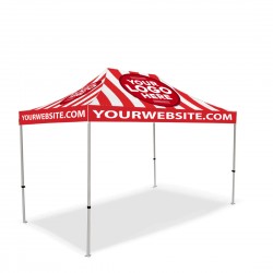 15 ft. Canopy Aluminum Tent - Full-Color UV Print Package
