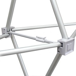 20 ft. RPL Fabric Pop Up Display - 89"h Straight Graphic Package